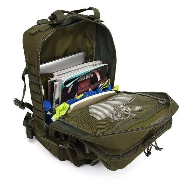 45L Tactical Backpack – Durable, Water-Resistant, MOLLE-Compatible, Multi-Compartment Design
