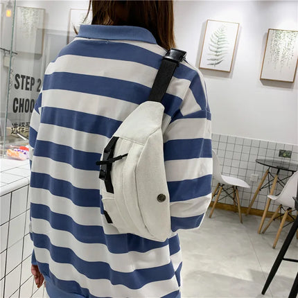 Trendy Crossbody Fanny Pack with Colorful Print – Stylish & Comfortable Waist Bag for Festivals, Travel, and Daily Use