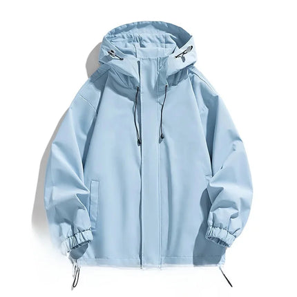 Men’s Plus Size Hooded Ski Jacket – Winter Waterproof Snow Coat