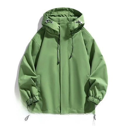 Men’s Plus Size Hooded Ski Jacket – Winter Waterproof Snow Coat