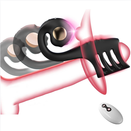 2-in-1 Couples Massager – Shared Vibration & Hands-Free Connection