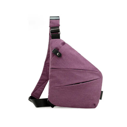 Anti-Theft Shoulder Bag – Compact & Secure Crossbody, Hidden Zippers, Water-Resistant Travel Sling