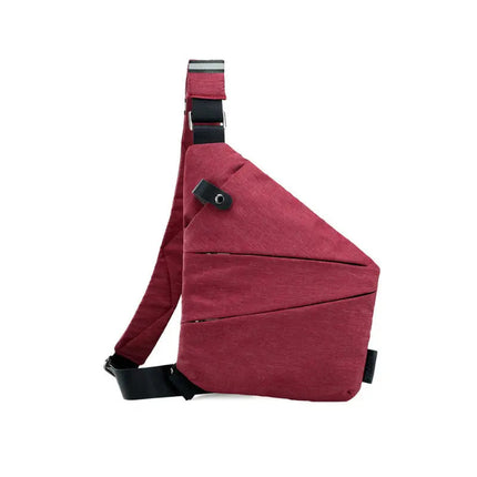 Anti-Theft Shoulder Bag – Compact & Secure Crossbody, Hidden Zippers, Water-Resistant Travel Sling
