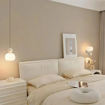 Elegant Art Deco Pendant Light – Cream Shade Ceiling Lamp with Adjustable Height