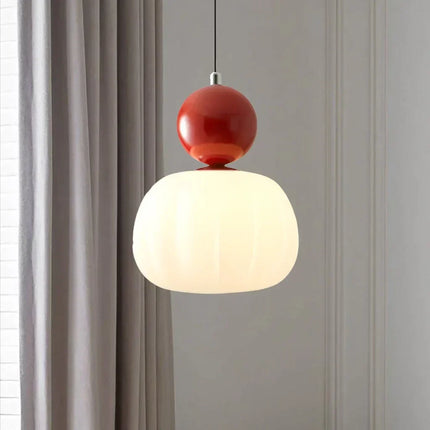 Elegant Art Deco Pendant Light – Cream Shade Ceiling Lamp with Adjustable Height
