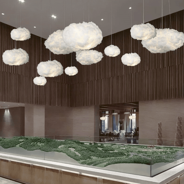 Fluffy Cloud LED Pendant Light – Cozy Dreamy Ceiling Lamp for Kids’ Rooms & Living Spaces