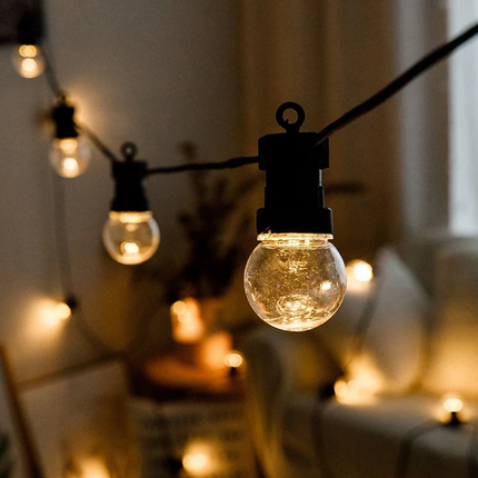 Christmas LED String Lights 16.4 ft – Warm White or Multicolor Fairy Lights for Indoor & Outdoor Decor