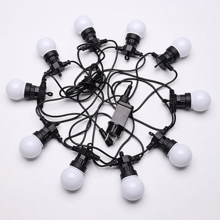 Christmas LED String Lights 16.4 ft – Warm White or Multicolor Fairy Lights for Indoor & Outdoor Decor