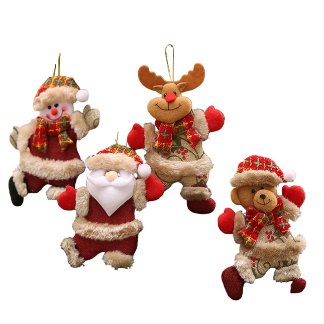Cute Shatterproof Christmas Ornament – Durable Plastic Holiday Decoration for Tree, Window & Gifts