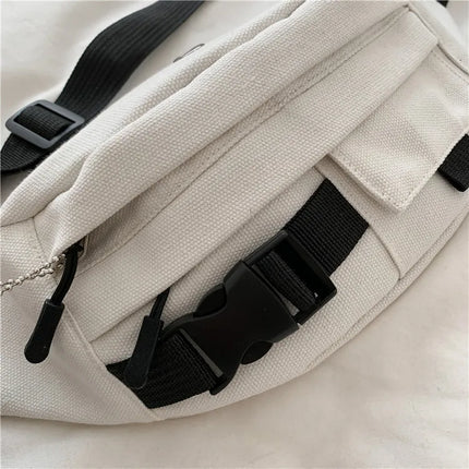 Trendy Crossbody Fanny Pack with Colorful Print – Stylish & Comfortable Waist Bag for Festivals, Travel, and Daily Use