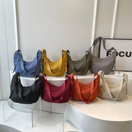 Beige Hobo Crossbody Bag – Spacious, Stylish & Comfortable Everyday Tote
