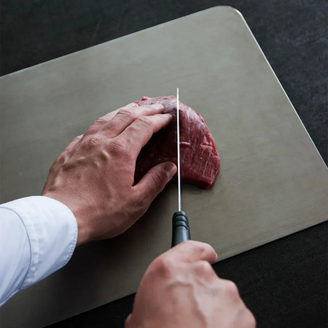 Premium Titanium Cutting Board – Antibacterial, Non-Toxic, & Dishwasher Safe (S, M, L)