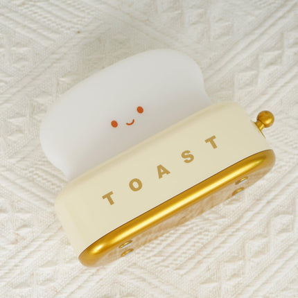 Retro Toaster Table Lamp with LED Light & Rechargeable Battery – Fun Vintage Home Decor Accent