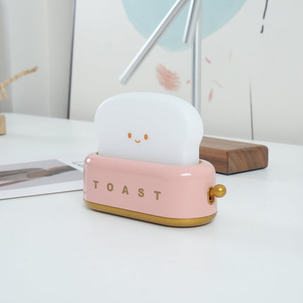 Retro Toaster Table Lamp with LED Light & Rechargeable Battery – Fun Vintage Home Decor Accent