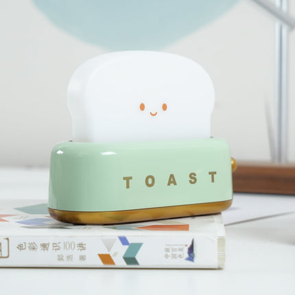 Retro Toaster Table Lamp with LED Light & Rechargeable Battery – Fun Vintage Home Decor Accent