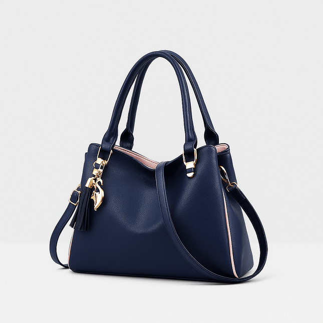Trendy Black Women’s Handbag – Adjustable Shoulder Strap