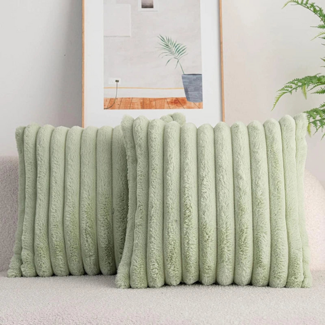 Ultra Soft Plush Decorative Pillow 18" x 18" – Cozy Throw Cushion for Couch, Bed & Chair