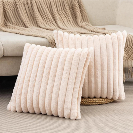 Ultra Soft Plush Decorative Pillow 18" x 18" – Cozy Throw Cushion for Couch, Bed & Chair
