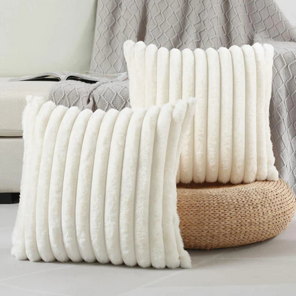 Ultra Soft Plush Decorative Pillow 18" x 18" – Cozy Throw Cushion for Couch, Bed & Chair