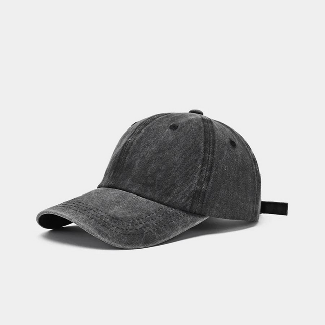 Men’s Adjustable Solid Color Baseball Cap – Classic Plain Design, Lightweight & Comfortable