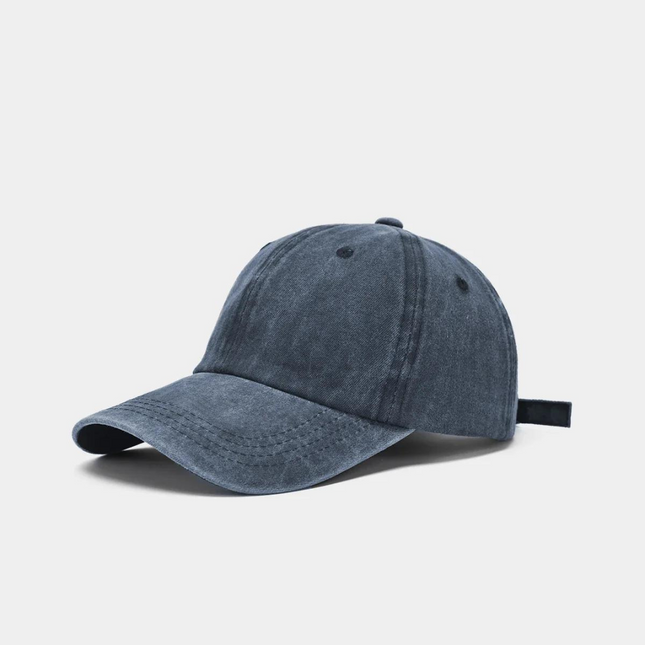 Men’s Adjustable Solid Color Baseball Cap – Classic Plain Design, Lightweight & Comfortable