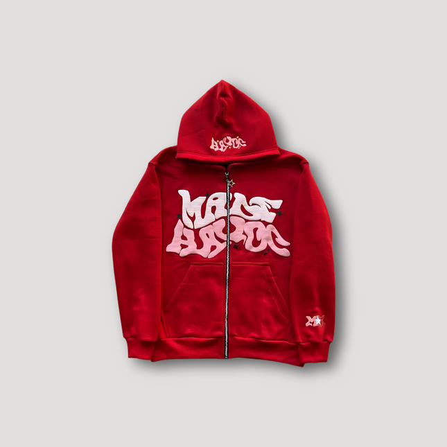 Unisex Graffiti-Style Hoodie – Streetwear in Trendy Colors
