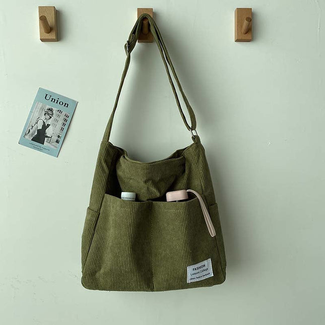 Stylish Canvas Shoulder Bag for Women – Spacious, Durable & Water-Resistant Everyday Tote