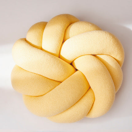 SnugKnot Cotton Knot Pillow – Handmade Decorative Throw Cushion for Sofa, Bed & Nursery