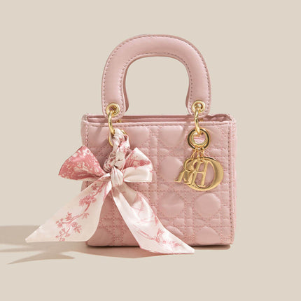 Chic-Bow Mini Handbag – Elegant Bow-Detail PU Leather Crossbody Bag for Women
