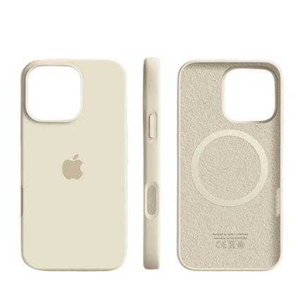 MagSafe Silicone iPhone Case – Shockproof Protection with Soft Microfiber Lining | Premium Slim Cover