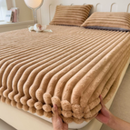 Double: 38 × 75 in / Brown