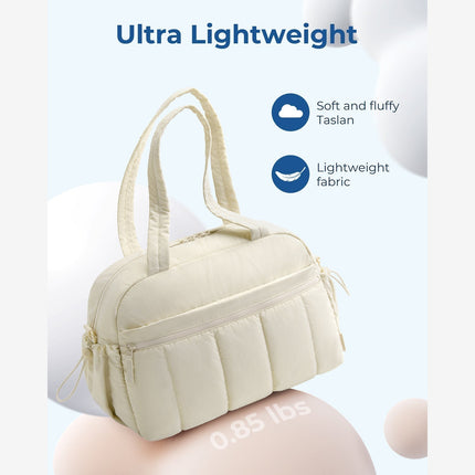 Black Travel Bag for Carry-On – Lightweight & Water-Resistant with Trolley Strap & PVC Pocket