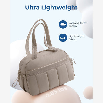 Black Travel Bag for Carry-On – Lightweight & Water-Resistant with Trolley Strap & PVC Pocket