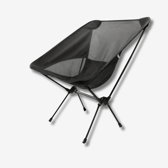 Lightweight Folding Camping Chair – Breathable Mesh, Compact Design, 120kg Capacity – Ideal for Outdoor Adventures, Festivals & Beach Days