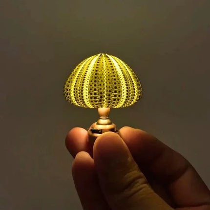 Modern Urchin Glow Night Lamp 8" – Artistic Sea Urchin LED Light for Cozy Home Decor