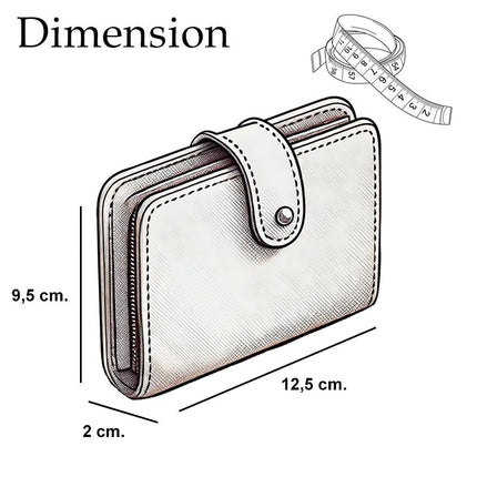 Compact Canvas Wallet – Stylish, Durable & RFID-Blocking