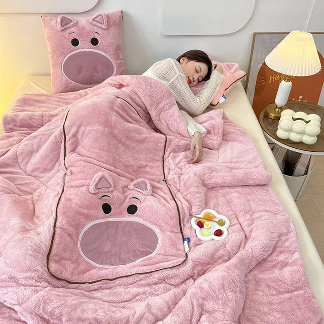 Soft Blanket & Pillow Set – Ultimate Warmth and Coziness