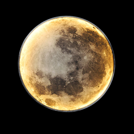 Lumiere Moon LED Wall Lamp – Magical Full Moon Light for Bedroom & Home Decor