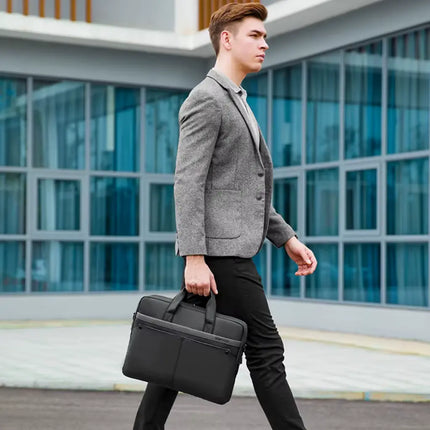 Waterproof 15.6″ Laptop Bag for Men – Professional Business Briefcase, Rainproof Messenger