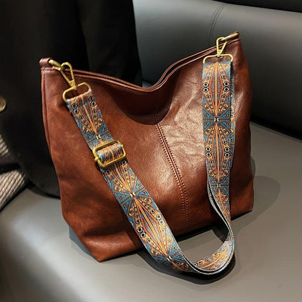 Estelle Luxe Women's Leather Shoulder Bag – Spacious & Stylish Handbag for Daily Use & Travel