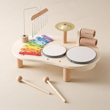 Children’s Drum Set – First Musical Discovery Toy for Toddlers – Interactive Sound Effects, Educational Play, Safe & Non-Toxic Materials
