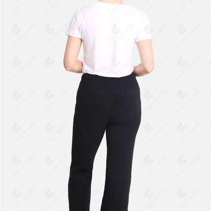 Women’s Luxe Microfiber Lounge Pants with Pockets & Drawstring – Soft Loungewear Bottoms