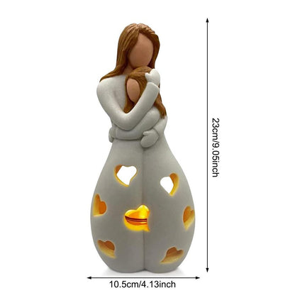 Heart-Shaped LED Table Lamp – Romantic Warm White Light for Bedroom & Home Decor