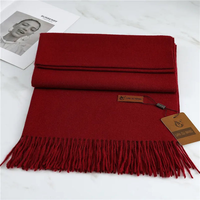 Krystal Cashmere Scarf – Women's Premium Warm & Stylish Winter Shawl in 10 Trendy Colors