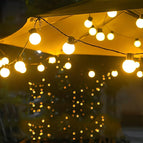 White / 5 meters - 20 LEDs / Solar