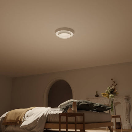 Modern LED Ceiling Light 23.6" – Elegant Dimmable Fixture for Living Room & Bedroom