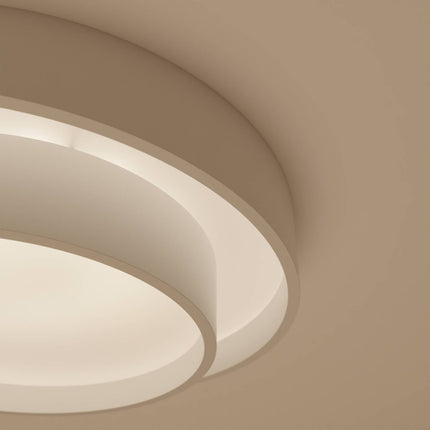 Modern LED Ceiling Light 23.6" – Elegant Dimmable Fixture for Living Room & Bedroom