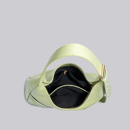 Black Shoulder Bag – Minimalist & Spacious Vegan Leather Design