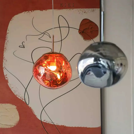 Modern Artistic Pendant Light – Elegant Sculptural Hanging Lamp for Dining & Living Rooms