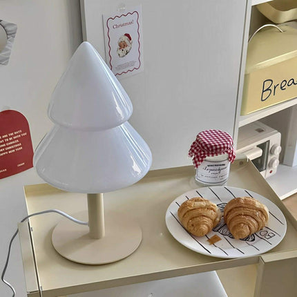 Modern LED Christmas Tree Table Lamp – 3 Light Modes, USB & Plug-In, Illuminates up to 108 ft²